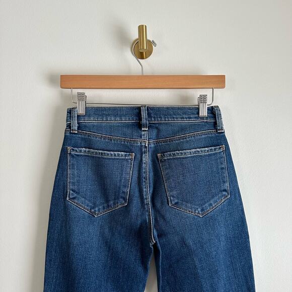 L'AGENCE Harris High Rise Cropped Straight Jean in Talledega 25 $290 - Picture 8 of 8